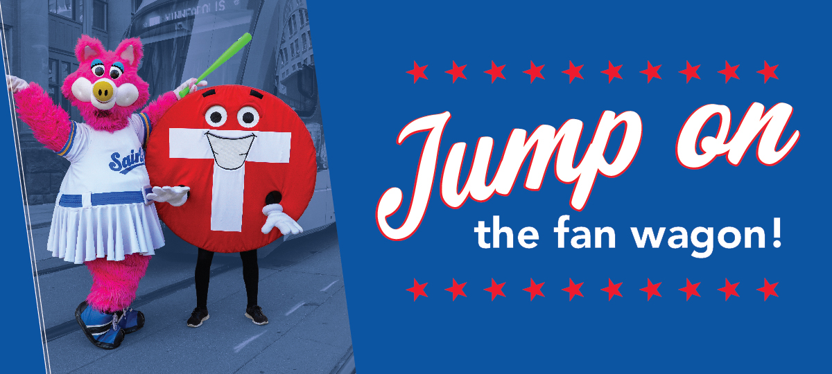 Mudonna and Skip Traffic mascots: Jump on the fan wagon!