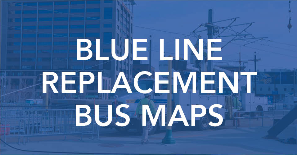 Blue Line replacement bus maps