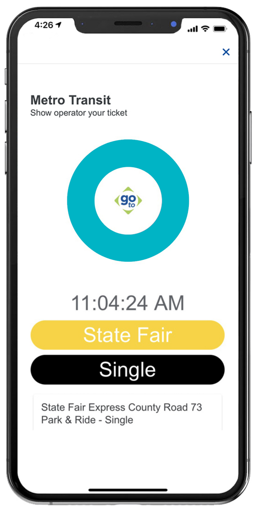 Image of State Fair App ticket