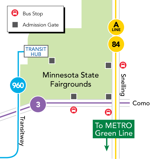 Minnesota State Fair Map Printable