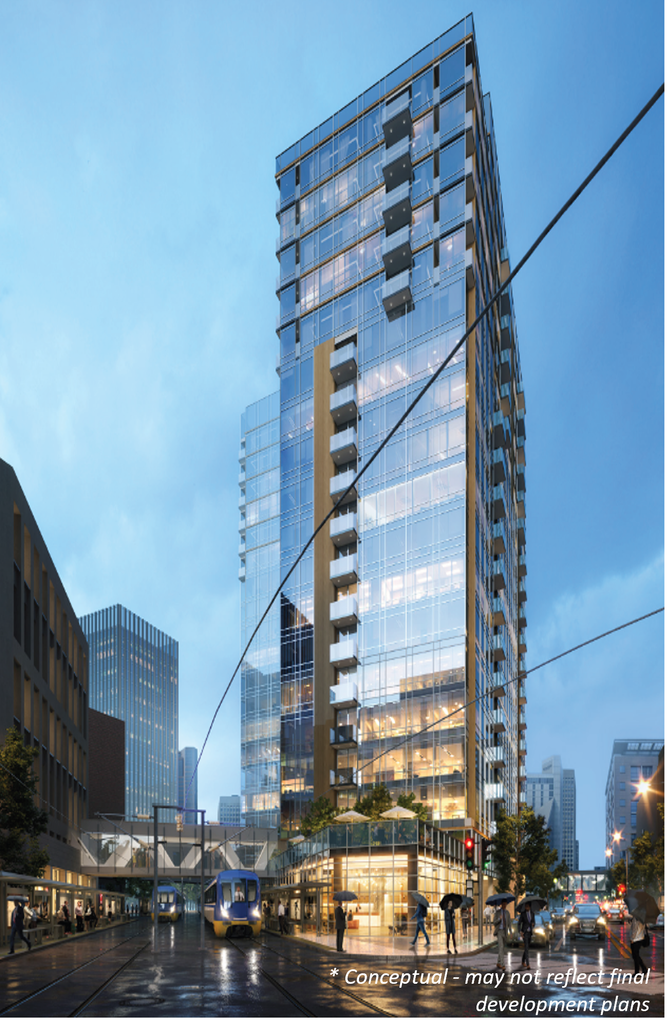Rendering of potential design