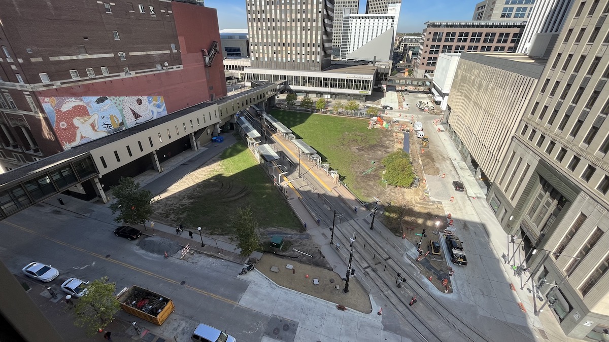 Overview of Central Block station land