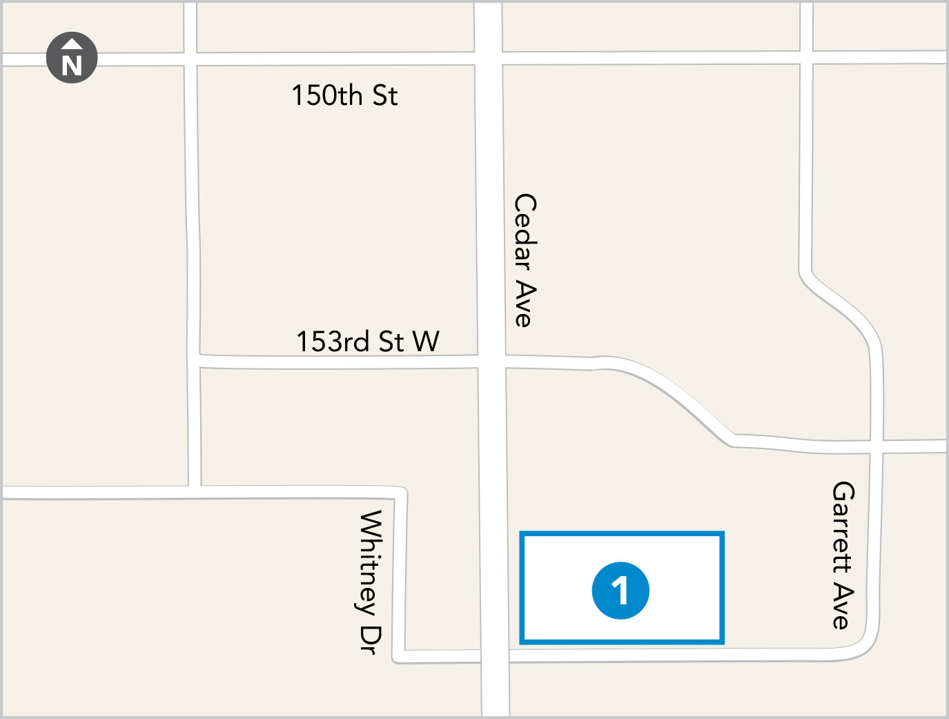 map of Apple Valley Transit Station