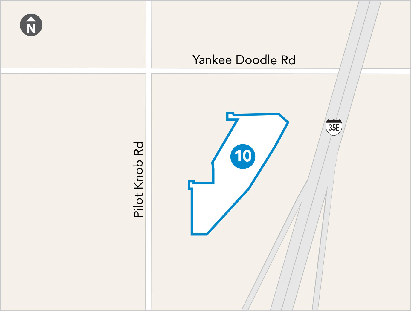 map of Eagan Transit Station