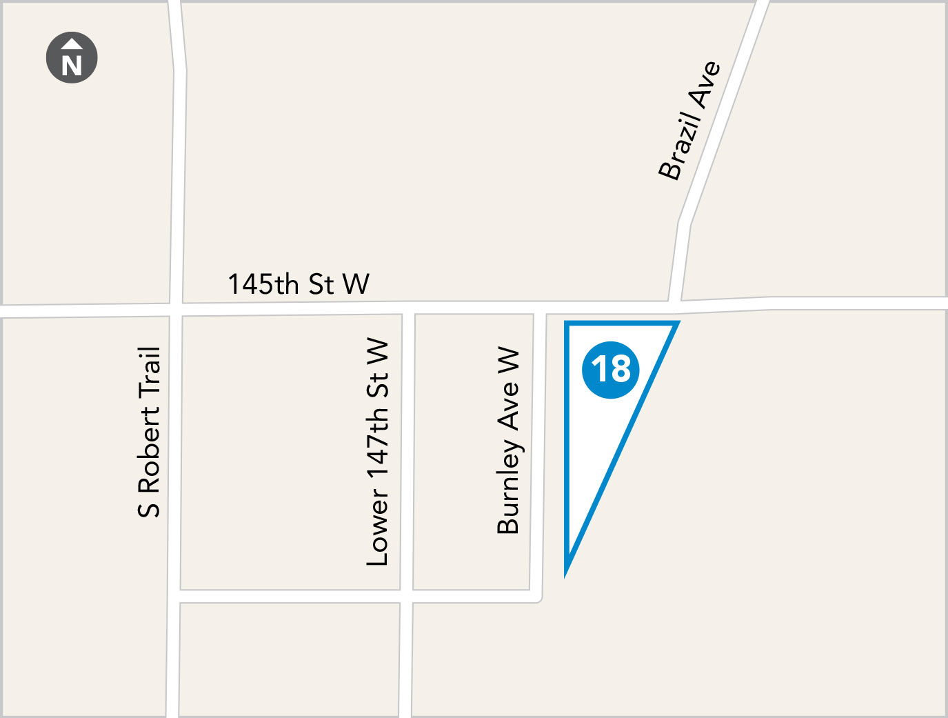 map of Rosemount Transit Station