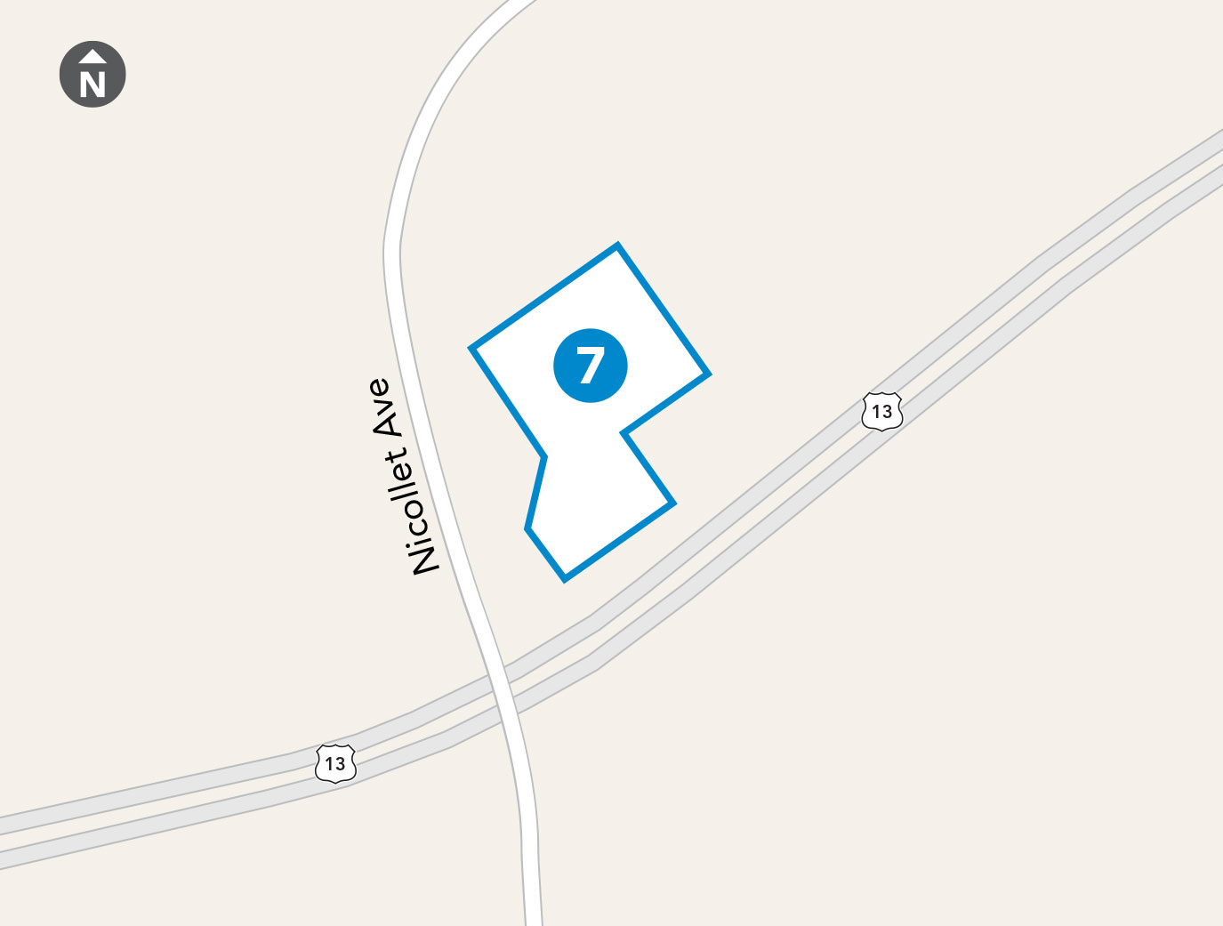 map of Burnsville Transit Station