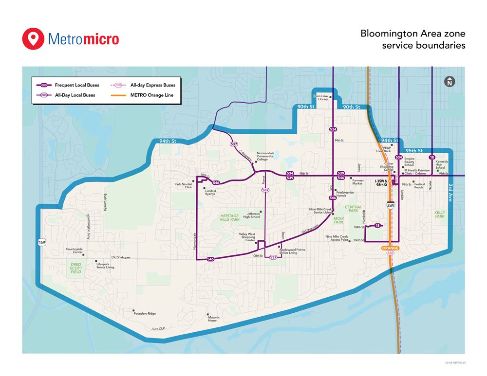 Bloomington service area thumbnail
