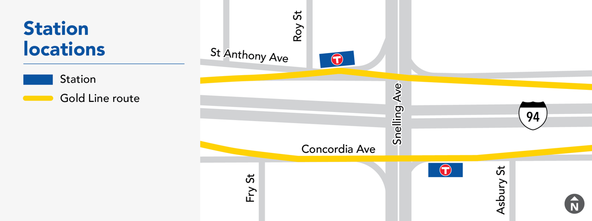 Map Stationlocations
