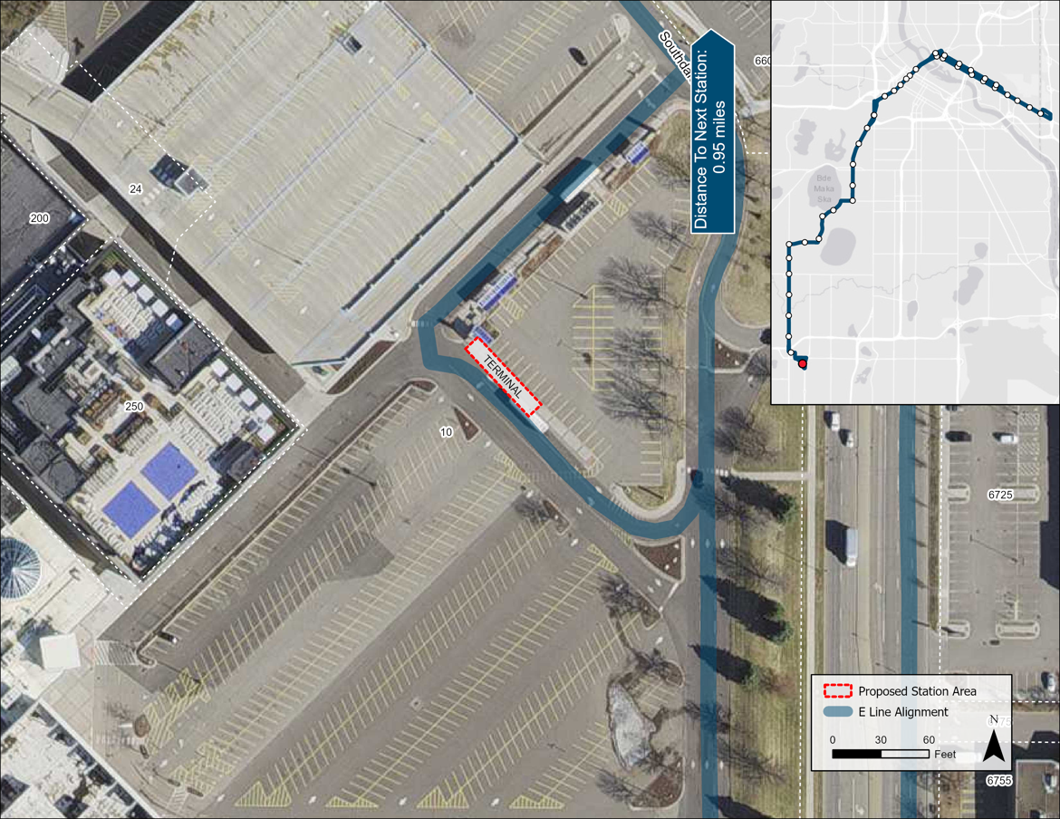 Southdale Transit Center Location